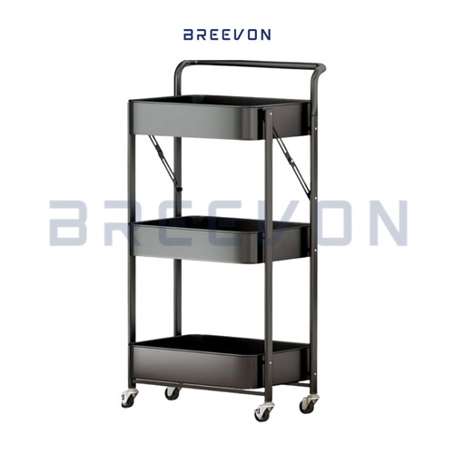 Tier foldable beauty - foldable, trolley