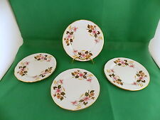 Gainsborough China Floral Plates x 4