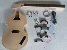 NEW DIY Electric Bass Guitar Kit Violin Bass Build Your Own With All The Parts