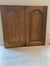 KITCHEN DOORS X 2 - DARK OAK