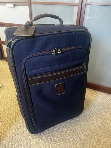 Longchamp blue soft trolley - longchamp,