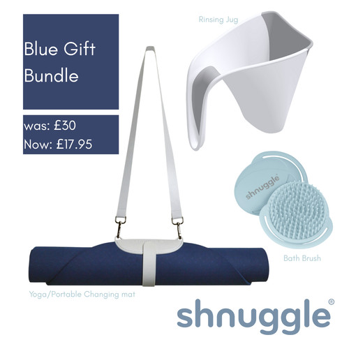 Shnuggle blue gift bundle - blue,