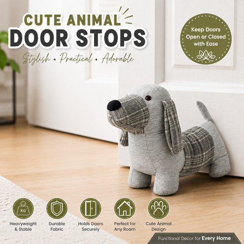 Weighted animal door - weighted, stop