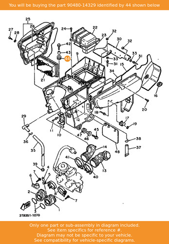 Yamaha grommet 90480 14329 - grommet,, 90480-14329