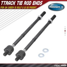 2x Track Tie Rod End Front Inner for VW Caddy III Golf V VI VII Passat Jetta