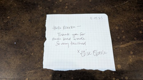 Signed authentic note - signed,