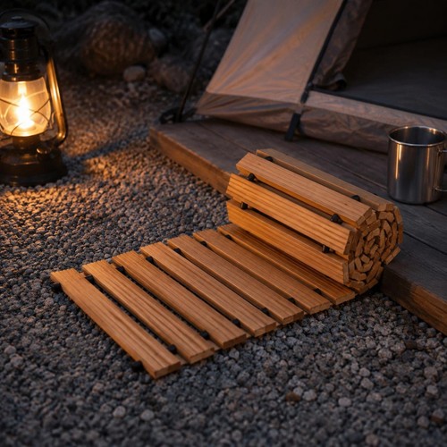 Wooden garden path - wooden,