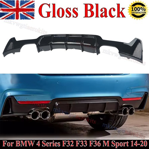 Rear bumper diffuser quad - rear,