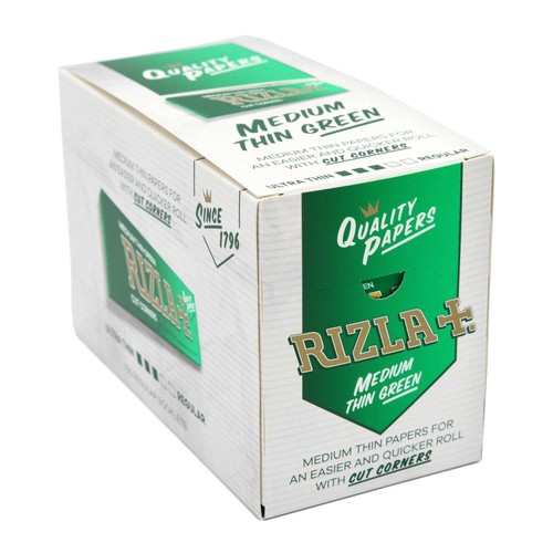 100 full box rizla - -, green