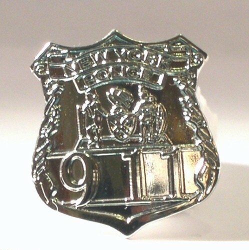 Nypd police badge enamel - nypd,