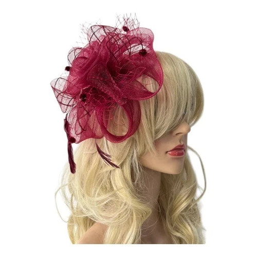Small veil fascinator headband - veil,