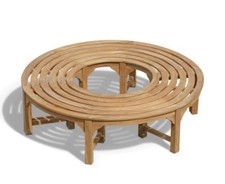Teak Tree Seat Bench, Round - Cosmos Range - 1.6m