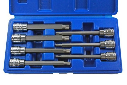 Spline bit socket set - socket, 3/8"