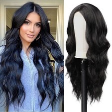 Fashion Black Long Curly Wigs