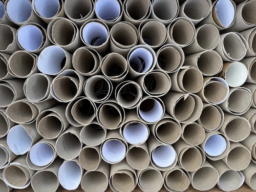 Least 350 cardboard tubes - least,