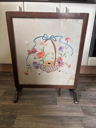 Vintage fire screen table - vintage,