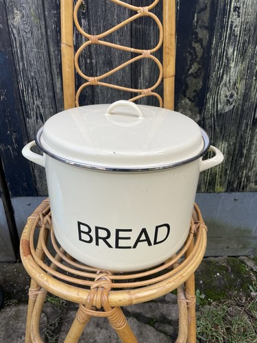 Vintage enamel cream judge - vintage,