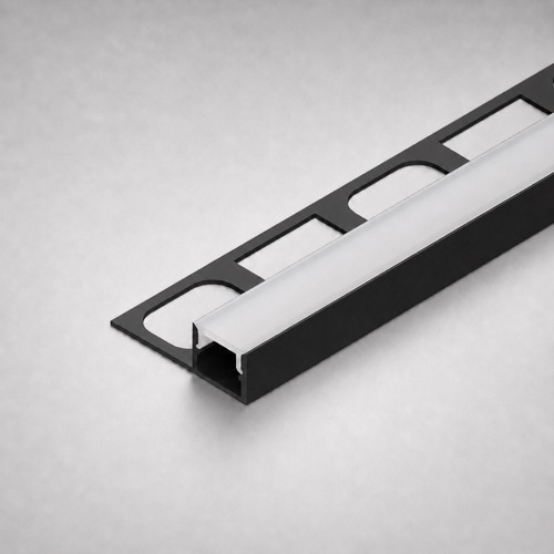 Led aluminium black profile - led,
