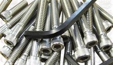 BSA B31 B33 STAINLESS STEEL ENGINE SCREW CASE SET