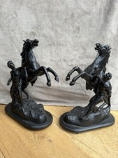 Pair Of Spelter Metal Marly