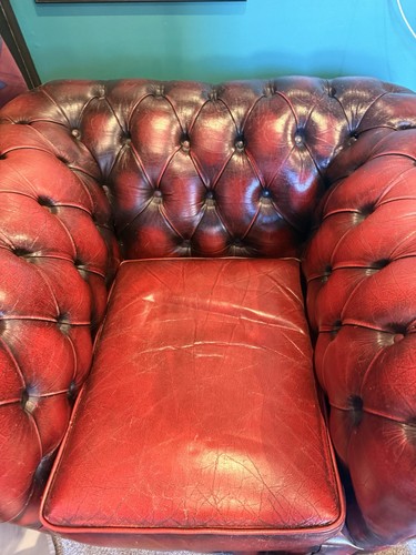 Vintage oxblood red leather - vintage,