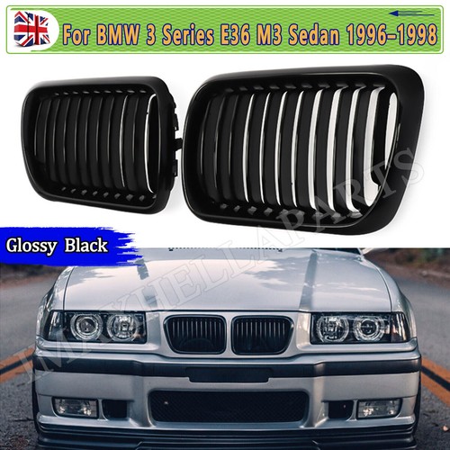 Pair glossy black front - glossy,