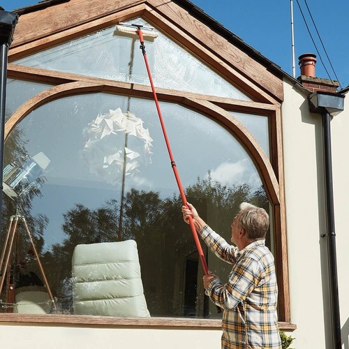Telescopic window cleaner - window,