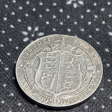 1907 Half Crown Sterling