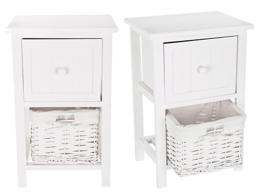 2pc white shabby chic - white,
