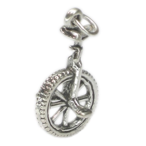Unicycle sterling silver - , charm