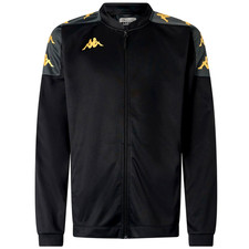 Kappa Giullio Tracksuit Top Black & Gold - XL