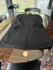 Loden Men’s Vintage Overcoat With Detachable Fur Lining