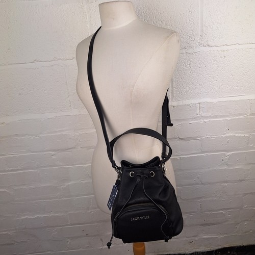 Jack wills black bucket bag - jack,