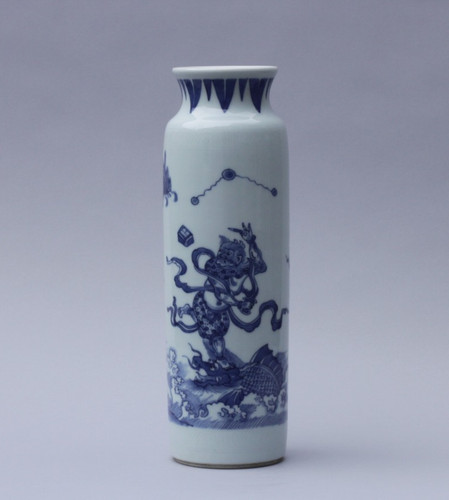Chinese kangxi blue - chinese, white
