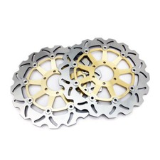 Pair Front Brake Discs For Yamaha FZS 600 Fazer 98-03 TDM 850 91-01 TRX850 95-99