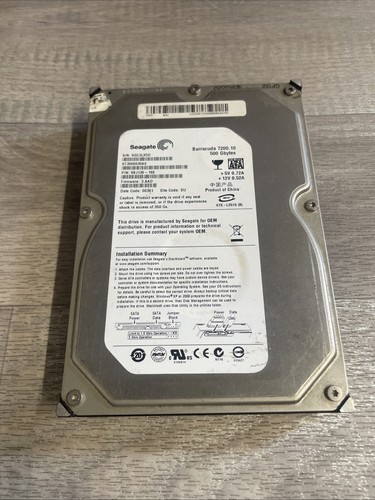 St3500830as seagate barracuda - st3500830as,