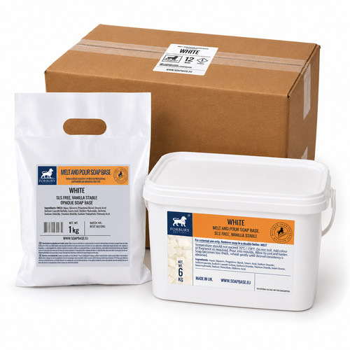 White opaque melt pour - melt, soap