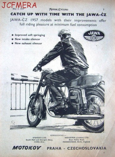 1957 motokov jawa motor - 'jawa-cz',