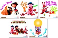 THE MAGIC ROUNDABOUT - OFFICIAL FRIDGE MAGNET - DOUGAL FLORENCE ERMINTRUDE DYLAN