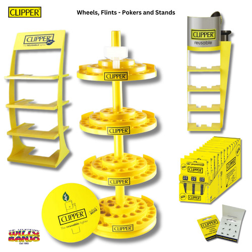 Clipper lighter display - display, stand