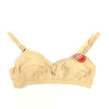 NWT Vintage Standaid Standard Vixen Bullet Bra 34B Cream Beige Pinup Lingerie
