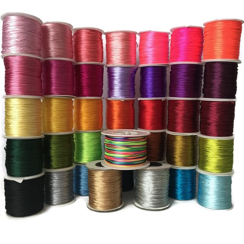 1mm satin cord rattail - 1mm, cord,
