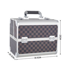Aluminium Hard Make Up Travel