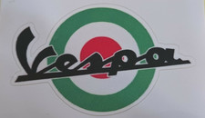 Vespa Green Sticker - 7cm x