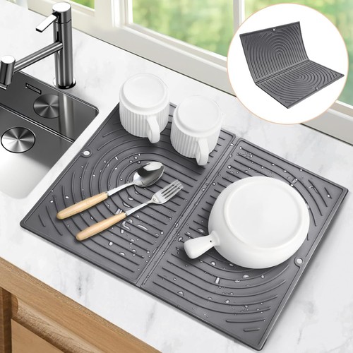 Silicone dish drying mat - drying,