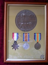 Frame for WW1 Medals 1914 or