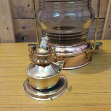 New Brass Anchor Oil Lamp