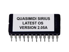 Quasimidi Sirius Synthétiseur Last OS Firmware V2.05 Eprom ROM Update Upgrade