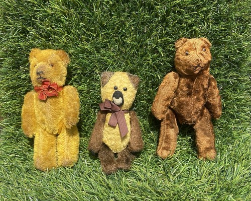 Trio vintage miniature teddy - trio,
