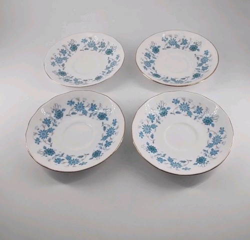 Colclough bone china saucers - china,